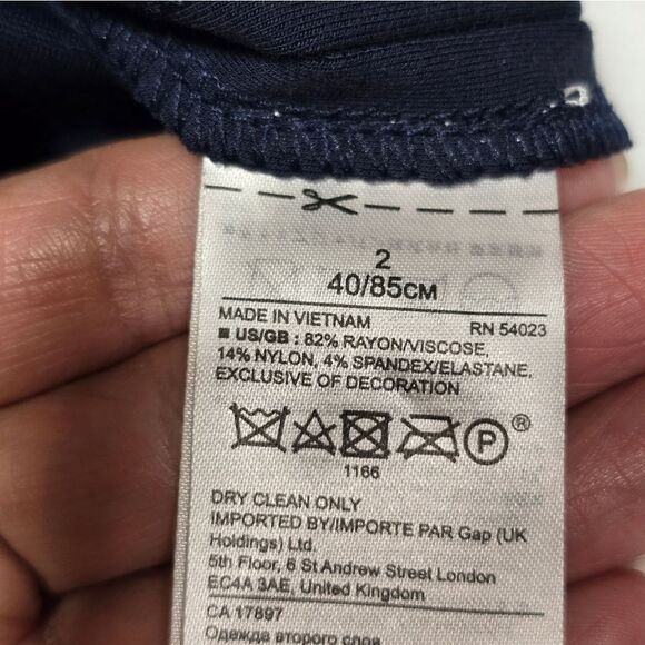 "Banana Republic" Blue dress size 2 - Picture 10 of 15